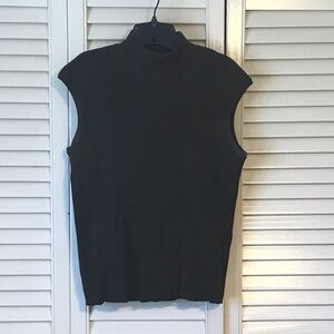 Coldwater Creek Army Green Sleeveless Top